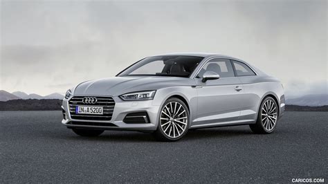 Audi A5 Coupé | 2018MY (Color: Florett Silver) | Front Three-Quarter