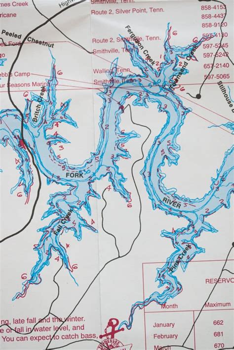 Localwaters Center Hill Lake Maps Boat Ramps