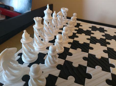 3D Printed Chess Set