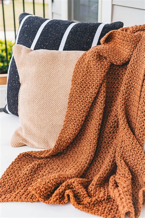 10 Easy Crochet Throw Blanket Patterns - Beautiful Dawn Designs