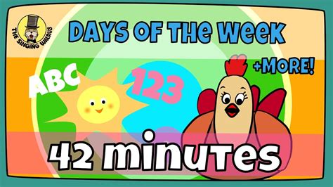 Days of the week song + more | Kids song compilation | The Singing ...