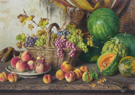 A Plentiful Harvest Painting | Giorgio Lucchesi Oil Paintings