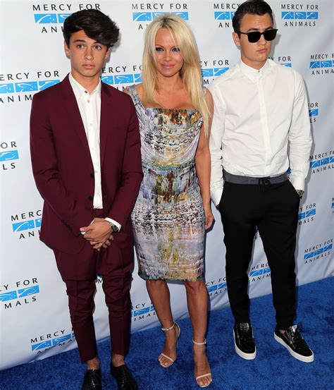 Pamela Anderson Walks the Red Carpet With Her Sons – See the Pic - Life ...