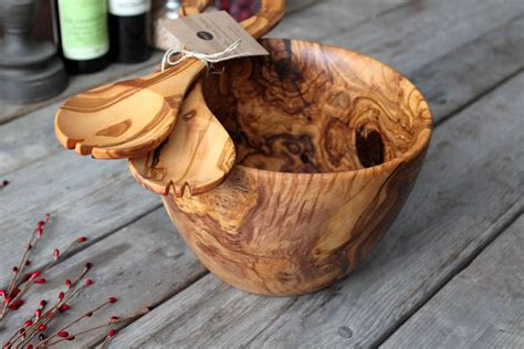 Salad Wood Bowl Wooden Bowl Bowls Salad Bowl Wedding Gift - Etsy