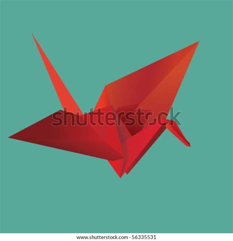 868 Red Origami Crane Stock Vectors, Images & Vector Art | Shutterstock