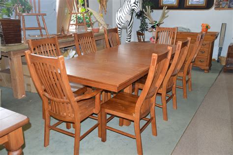 Mission Dining Table : Mission Oak Dining Table and set of 6 dining by ...