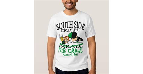 SOUTH SIDE IRISH PUB CRAWL T-SHIRT | Zazzle