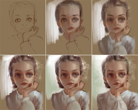 Ilse Harting steps stylized portrait study | Painting tutorial, Art ...