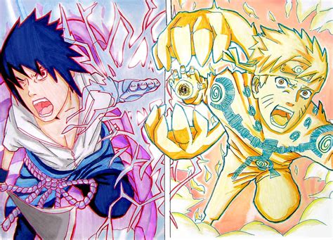 Sasuke vs Naruto Final battle by emukcs on DeviantArt