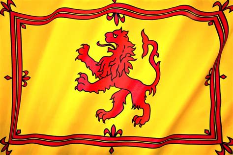 The Lion Rampant - Scotlands' Unofficial Flag