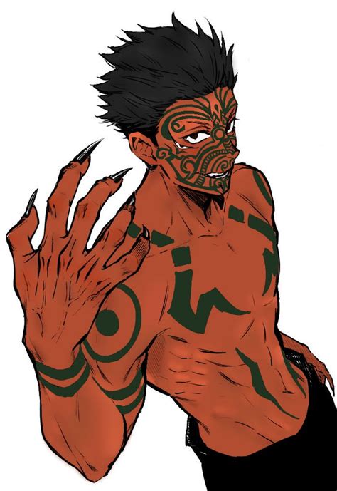 Māori Sukuna: Black Anime Guy with Unique Character Design