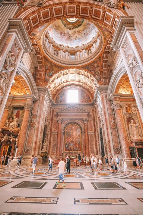 The Magnificent St Peter's Basilica In The Vatican City, Rome | Vatican ...