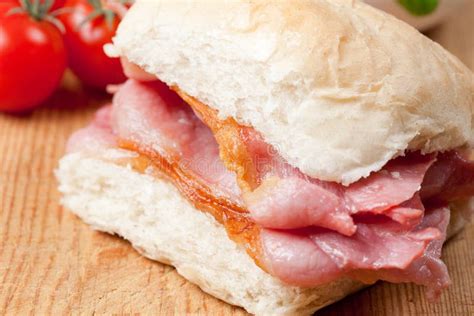 Bacon & Egg Sandwich stock image. Image of sandwich, snack - 33621941