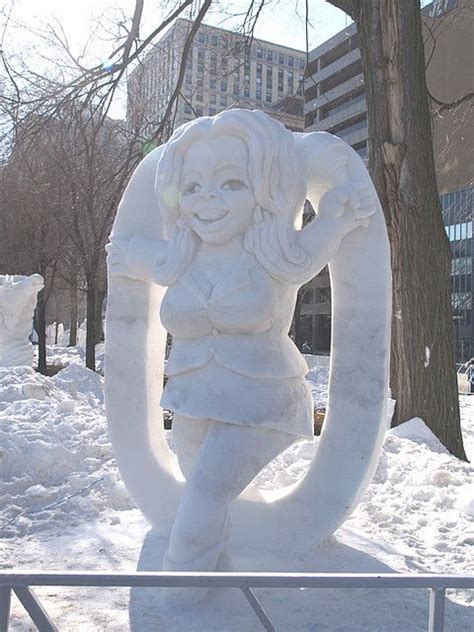 Oprah snow woman! How creative! The Mall at Lawson Heights | Snow ...