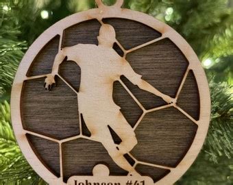 Soccer Ornament | Etsy