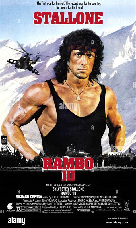 Sylvester stallone rambo iii 1988 hi-res stock photography and images ...