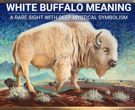 White Buffalo Meaning: A Rare Sight With Deep Mystical Symbolism