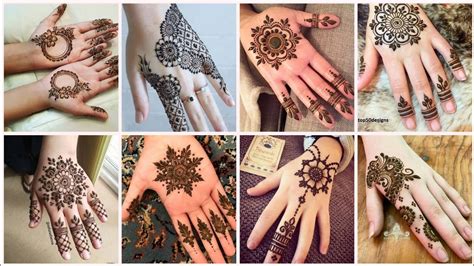 Easy Mehndi Designs 2020 for babies hands - YouTube