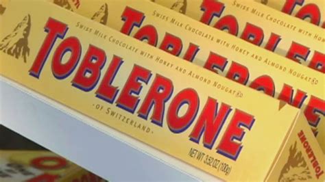 Toblerone changes its triangle shape