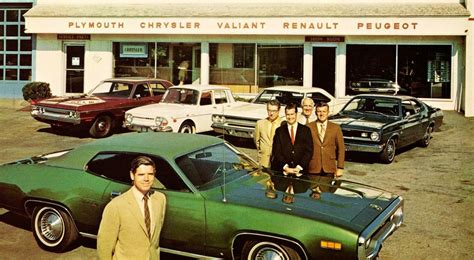 Just A Car Guy: 1972 Plymouth Chrysler dealership