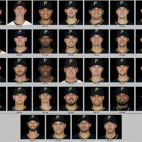 Roster > Pittsburgh Pirates (MLB) | @araichur | MrOwl