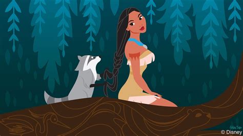 Disney Doodle: Pocahontas & Meeko Explore Disney’s Animal Kingdom ...