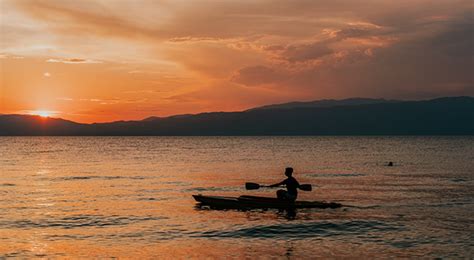 Sunset at Lake Ohrid on Behance