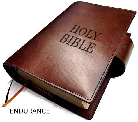 Leather HOLY BIBLE Cover Custom Size & Personalized Engraving | Custom ...