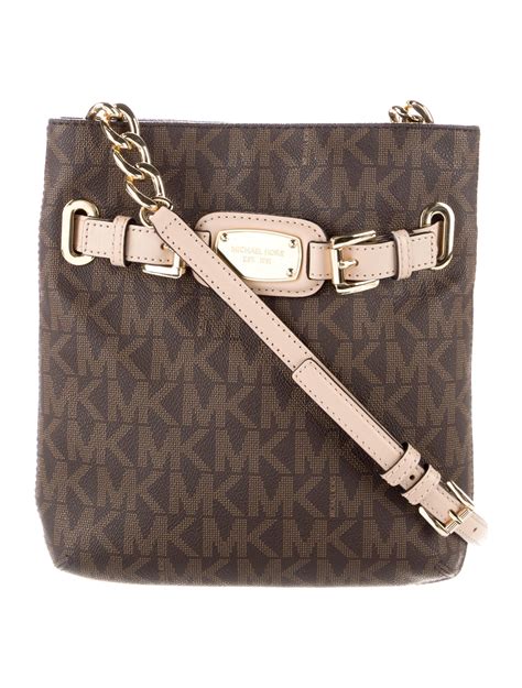 Michael Michael Kors Monogram Crossbody Bag - Brown Crossbody Bags ...