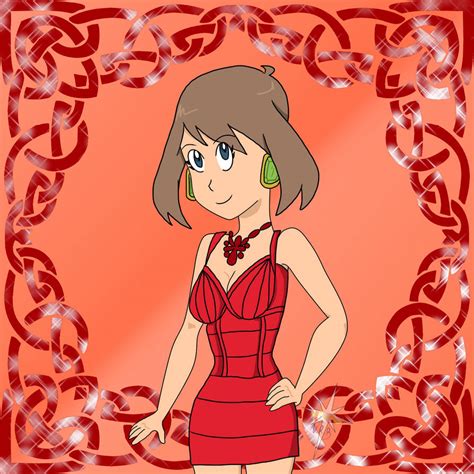 CM: Pokemon May Red Dress by Princess-DC on DeviantArt