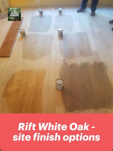 Rift Sawn White Oak - Site Finish | White oak hardwood floors, Red oak ...