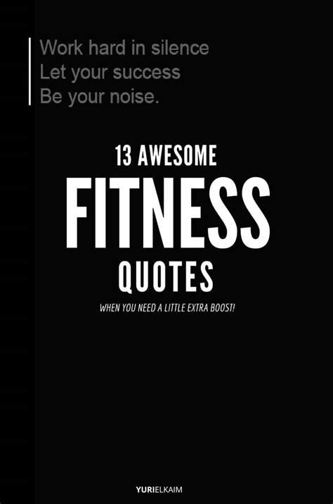 13 Awesome Fitness Quotes to Keep You Motivated | Yuri Elkaim