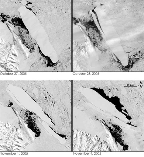 B-15A Iceberg Breaks