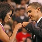 Michelle and Barak Obama fist bump Meme Generator - Imgflip