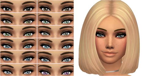 Maxis Match Improved Default Eyes Sims 4 Cc Sims 4 Cc Eyes Sims 4 ...