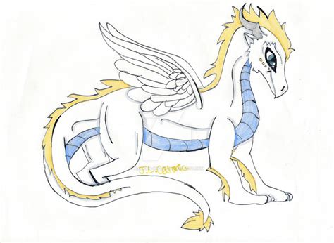 Angelic Dragon by Drakon-MYTH on DeviantArt