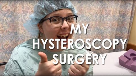 QUICK SURGERY UPDATE - my hysteroscopy & polypectomy - YouTube