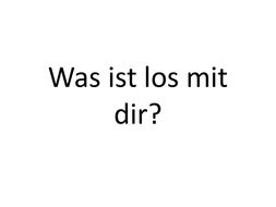 Was ist los mit dir? | Teaching Resources