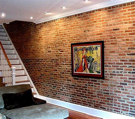 How to Create a Faux Brick Wall in Your Home Using Brick Veneer | Faux ...