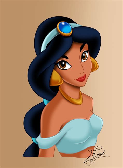 Walt Disney - Jasmine by Efyme.deviantart.com on @DeviantArt | Disney ...