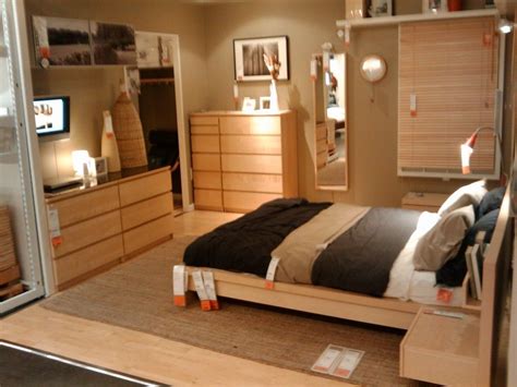 IKEA Malm Furniture - Natural Wood, Small Bedroom | Ikea bedroom sets ...