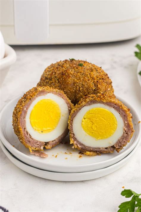 Air Fryer Scotch Eggs | Air Frying Foodie