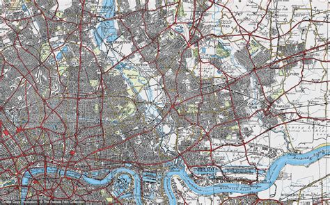 Historic Ordnance Survey Map of Stratford, 1920