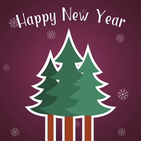 Happy New Year card template 608857 Vector Art at Vecteezy