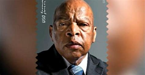 John Lewis to be honored with U.S. postage stamp - CBS News