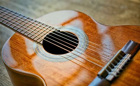 Guitar Strenge Træ Musik - Gratis foto på Pixabay