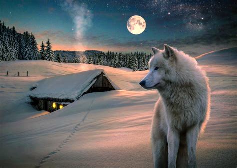 √ Landscape Wallpaper Wolf - Popular Century