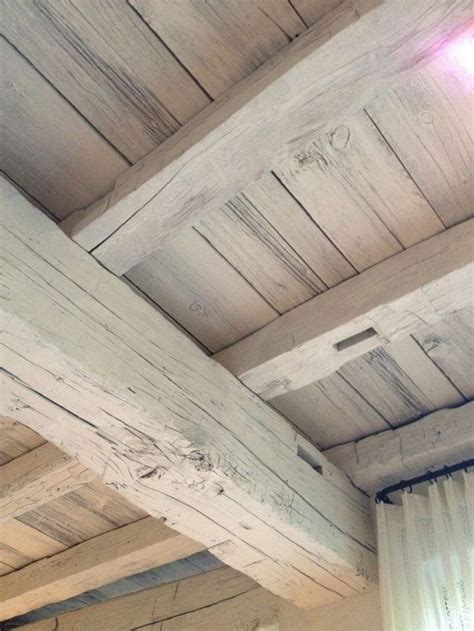 25+ Simple Awesome White Wood Beams Ceiling Ideas For Home or Cottage ...