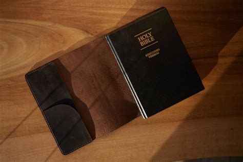 Personalized Holy Bible Cover Leather Book Covers / Case / - Etsy