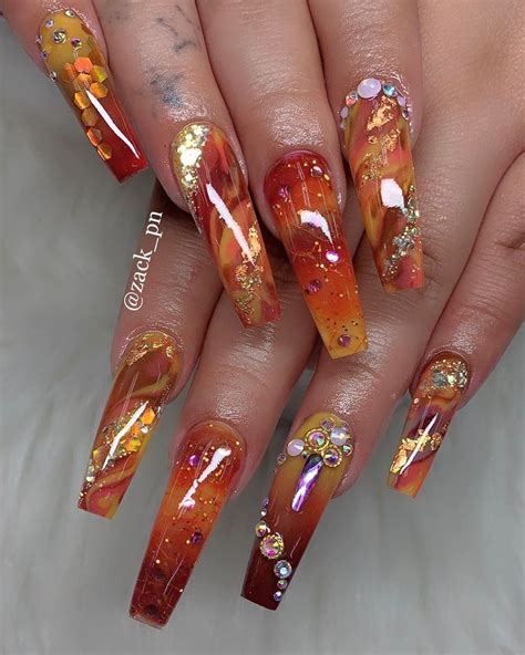 Acrylic Nail Designs Fall